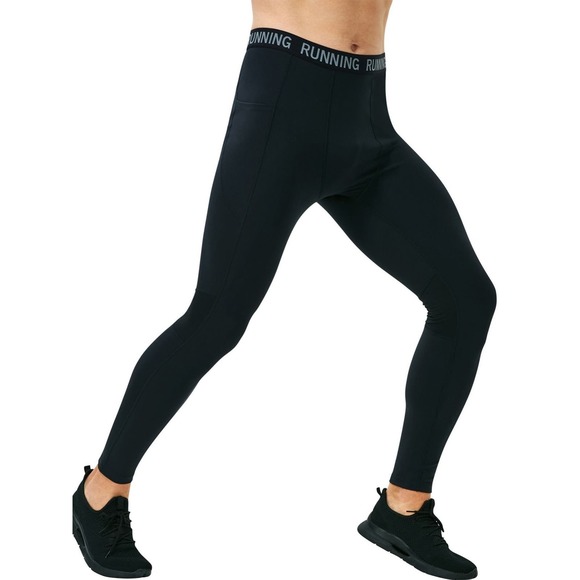 YOKGO Men's Jogger Workout Running Pants with Pockets, Size XL .MNP1 * - Picture 3 of 8